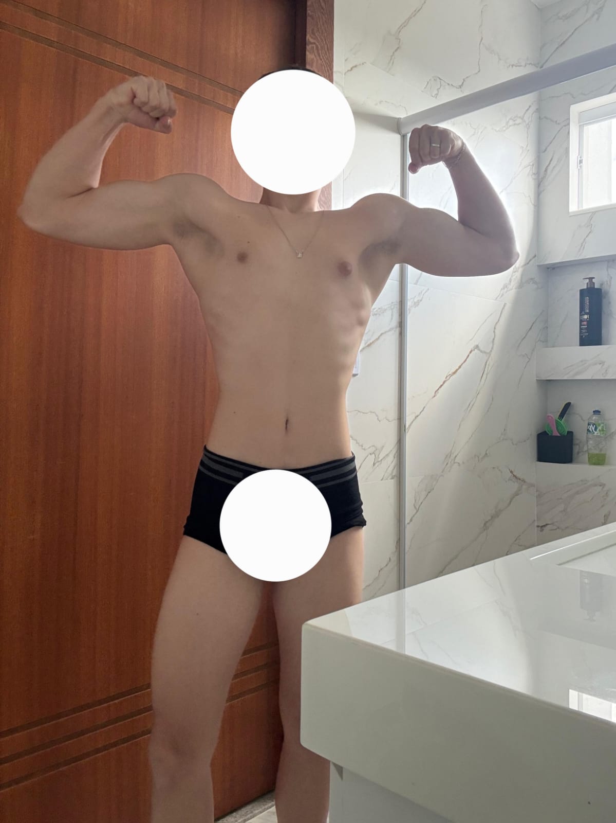 Aluno antes de iniciar o programa