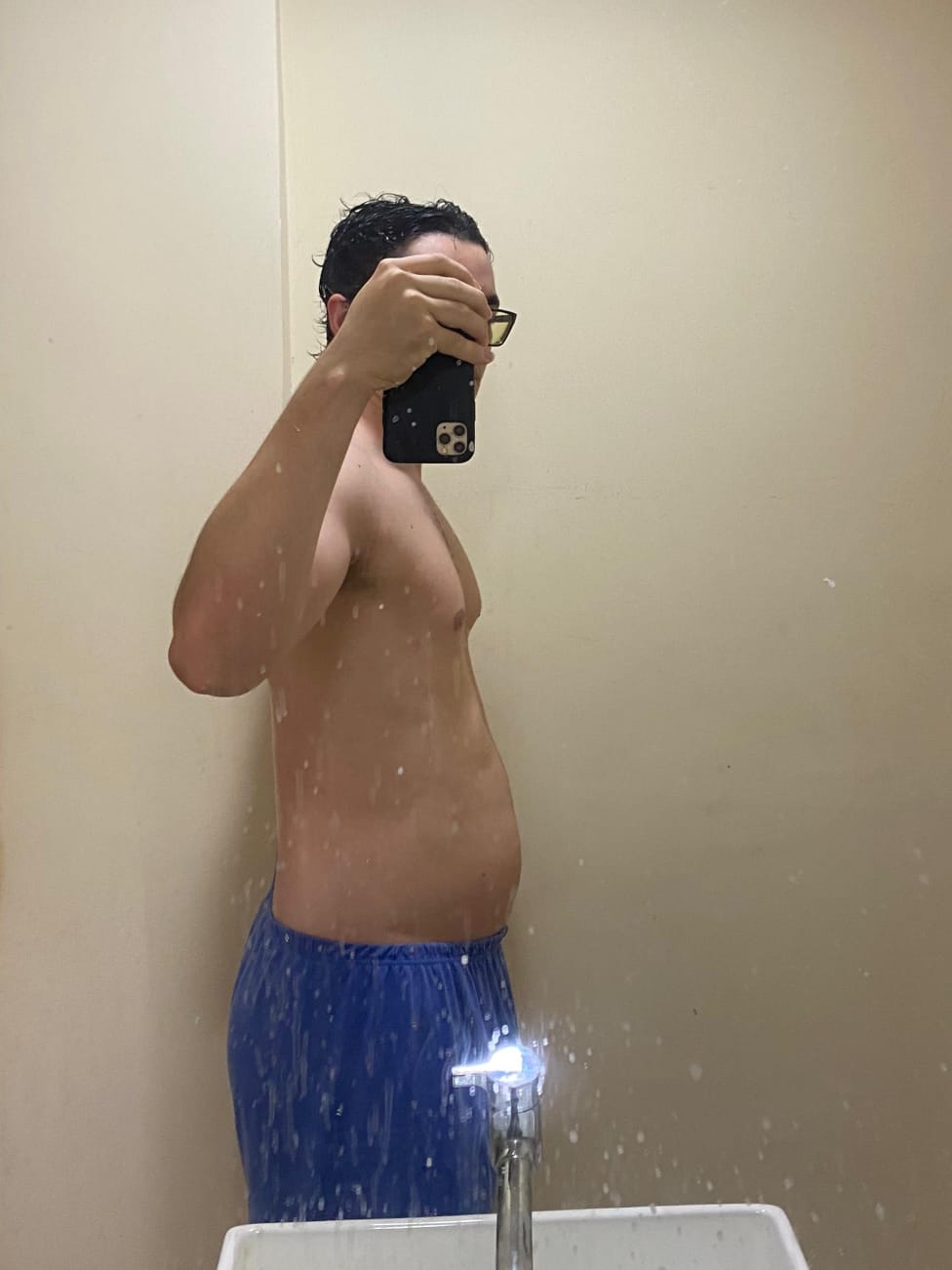 Aluno antes de iniciar o programa